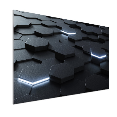 Glazen achterwand keuken Abstractie