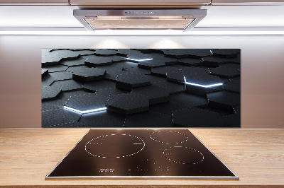 Glazen achterwand keuken Abstractie