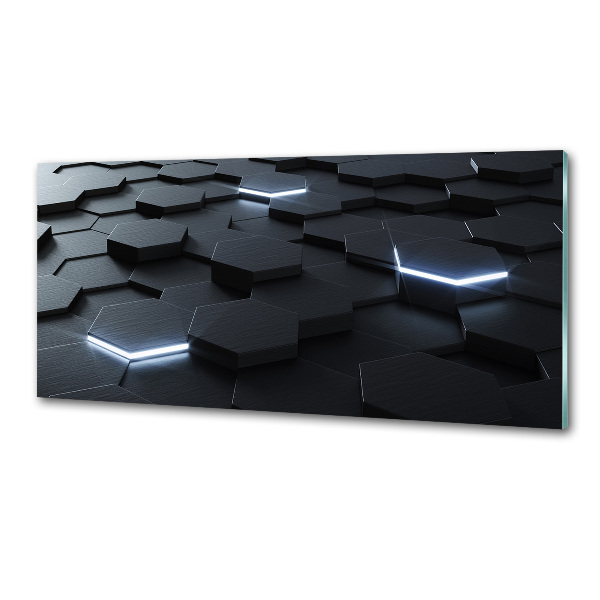 Glazen achterwand keuken Abstractie