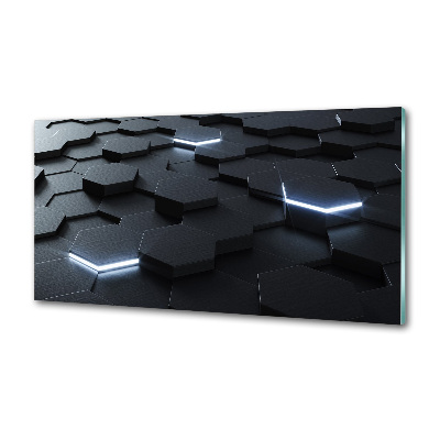 Glazen achterwand keuken Abstractie