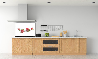 Keuken achterwand Aardbeien en water
