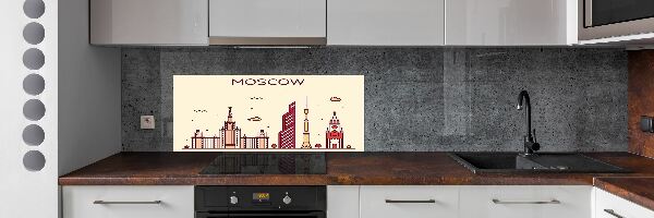 Keuken achterwand Moskouse gebouwen