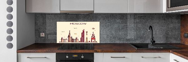Keuken achterwand Moskouse gebouwen