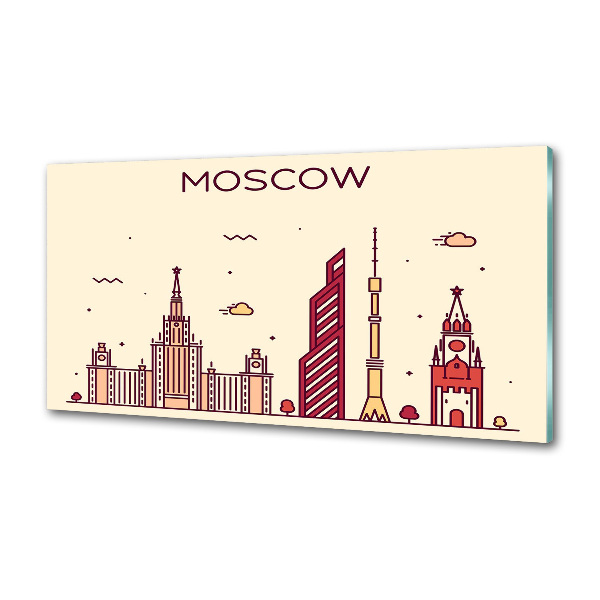 Keuken achterwand Moskouse gebouwen