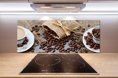 Achterwand keuken Koffie met melk