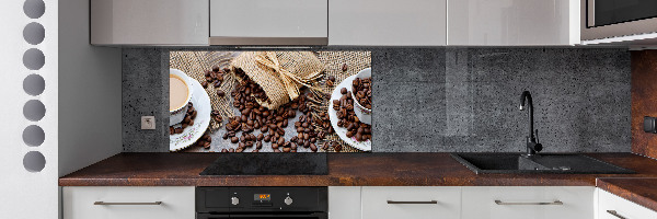 Achterwand keuken Koffie met melk