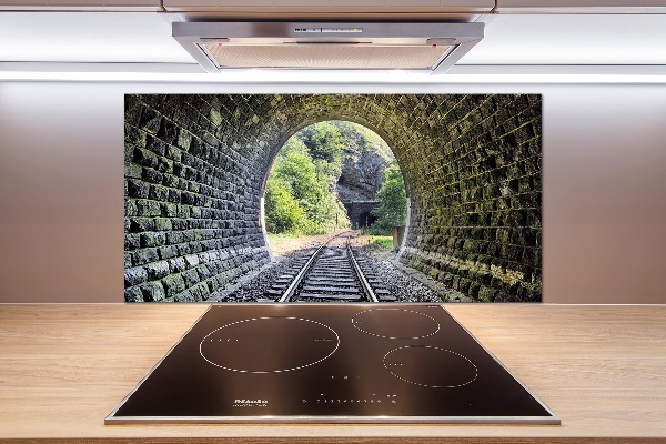 Spatscherm keuken Spoorwegtunnel