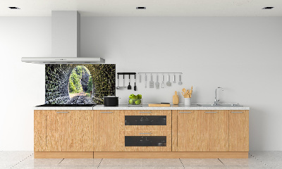 Spatscherm keuken Spoorwegtunnel