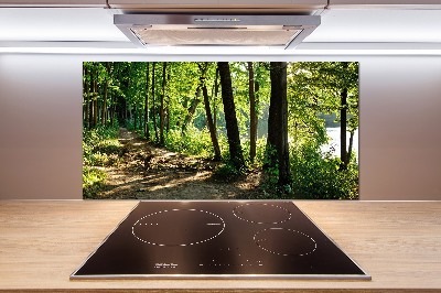 Keuken achterwand Pad in de weide