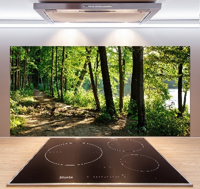 Keuken achterwand Pad in de weide