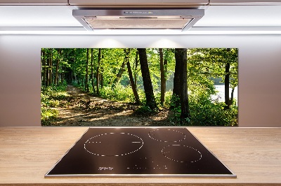 Keuken achterwand Pad in de weide