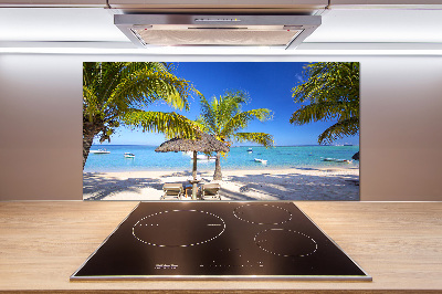 Spatscherm keuken Mauritius Strand