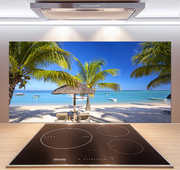 Spatscherm keuken Mauritius Strand