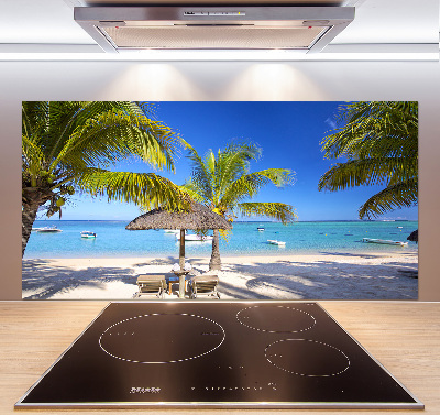 Spatscherm keuken Mauritius Strand