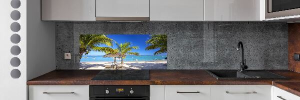 Spatscherm keuken Mauritius Strand