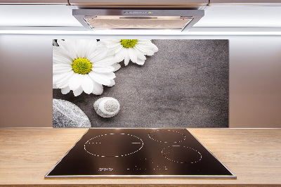 Spatscherm keuken Gerbera