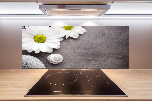 Spatscherm keuken Gerbera