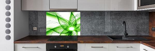 Glazen achterwand keuken Abstractie
