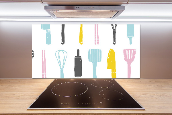 Keuken achterwand Keukengerei