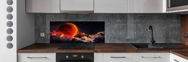 Achterwand keuken Maansverduistering