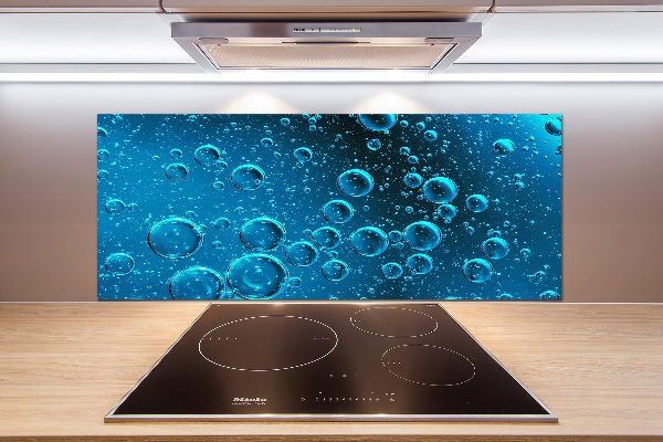Achterwand keuken Bellen onder water