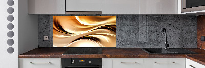 Achterwand keuken Abstracte golven