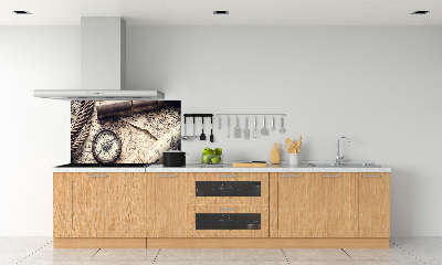 Achterwand keuken Kompas kaart vergrootglas