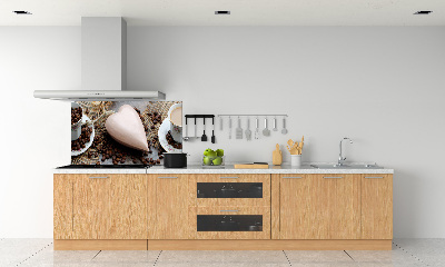 Spatscherm keuken Koffie met melk