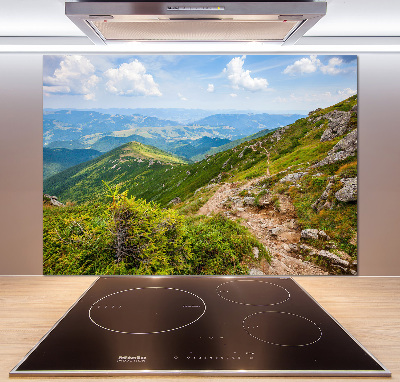 Achterwand keuken Groene heuvels