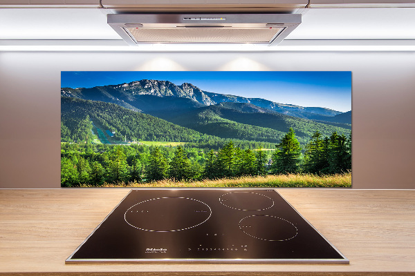 Achterwand keuken Skischans in het Tatragebergte