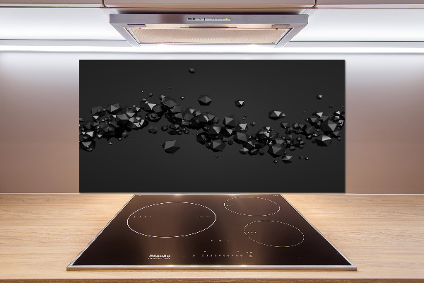 Spatplaat keuken 3D-abstractie