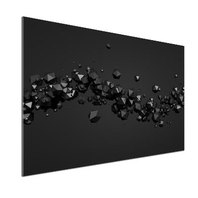 Spatplaat keuken 3D-abstractie