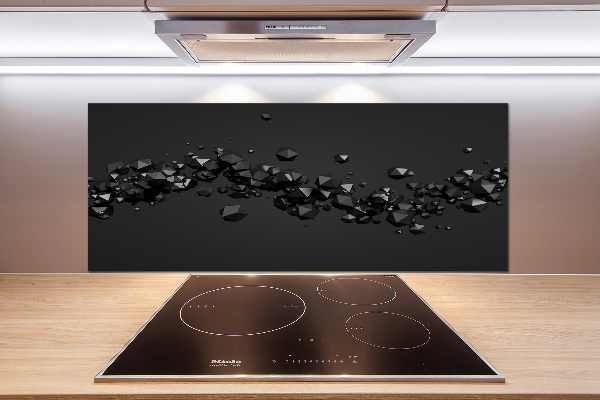 Spatplaat keuken 3D-abstractie