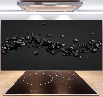 Spatplaat keuken 3D-abstractie