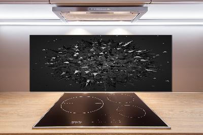 Keuken achterwand 3D-abstractie