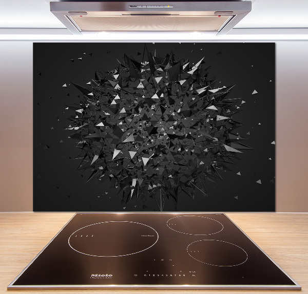 Keuken achterwand 3D-abstractie