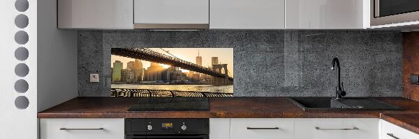 Achterwand keuken Brooklynbrug