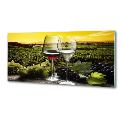 Spatscherm keuken Wijn en druiven