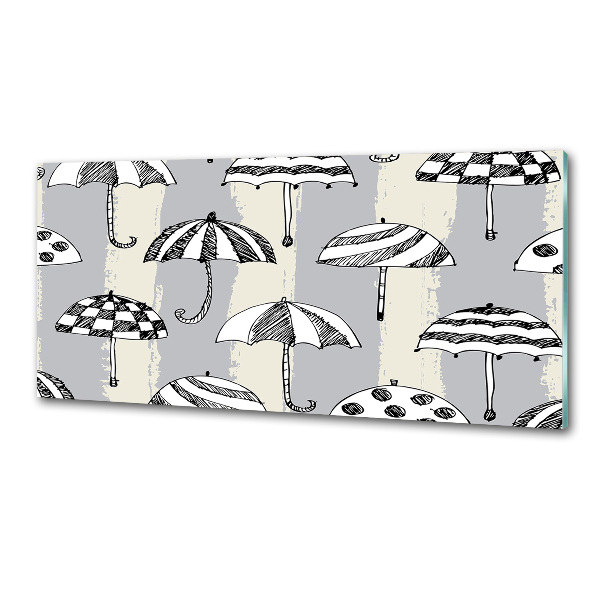 Spatscherm keuken Paraplu's