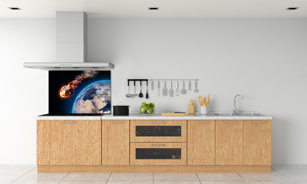 Achterwand keuken Vallende meteoor