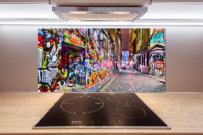 Achterwand keuken Kleurrijke graffiti