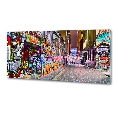 Achterwand keuken Kleurrijke graffiti