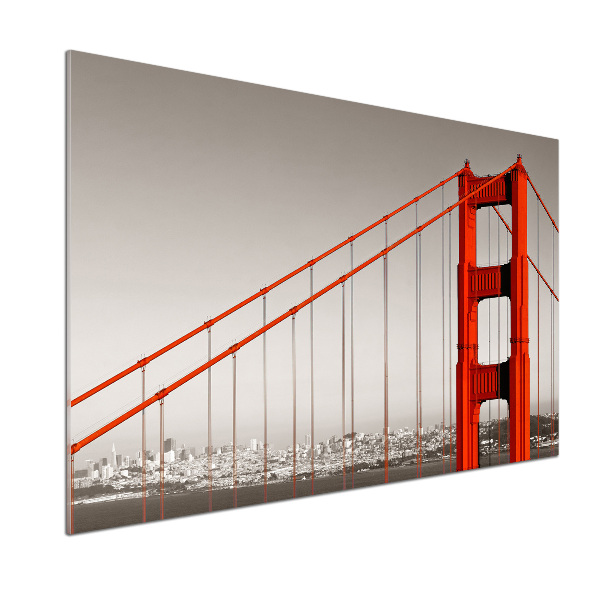 Spatplaat keuken San Francisco-brug