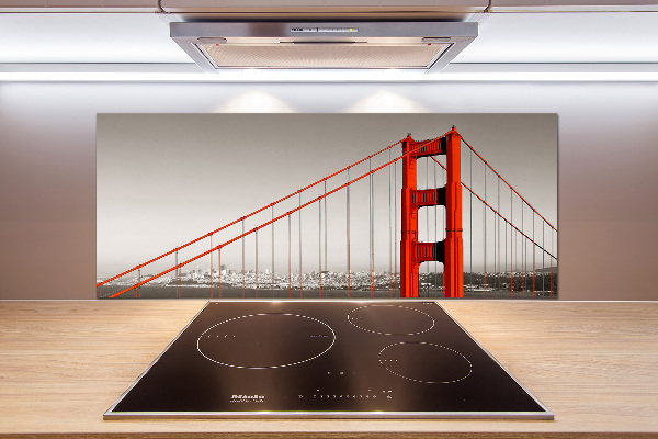 Spatplaat keuken San Francisco-brug