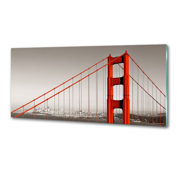 Spatplaat keuken San Francisco-brug