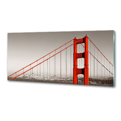 Spatplaat keuken San Francisco-brug