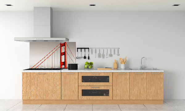 Spatplaat keuken San Francisco-brug