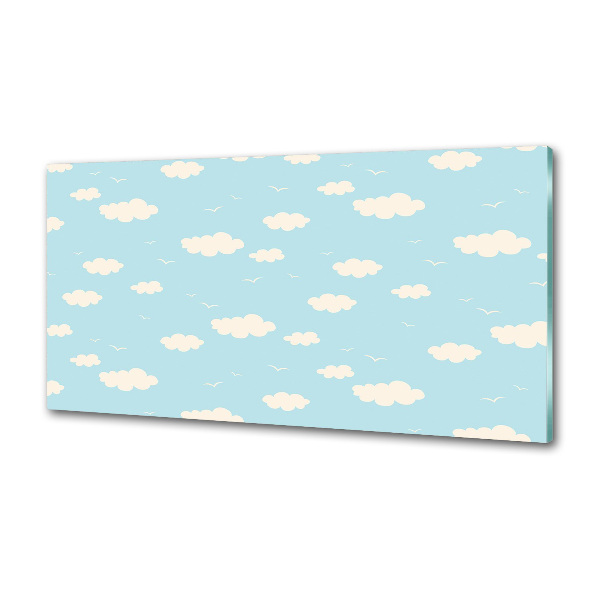 Achterwand keuken Wolken