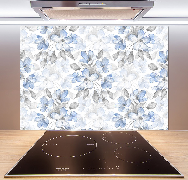 Achterwand keuken Tere bloemen