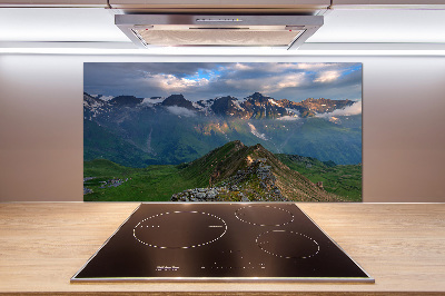 Keuken achterwand Bergtoppen